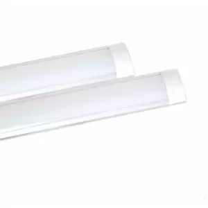 Image of 45W Prismatic LED Tube Batten complete fitting 1.5m, 4000 lumens, 4000K (pack of 2 units)
