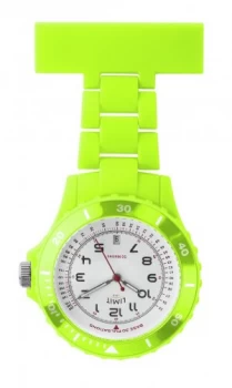 Image of Limit Bright Green Plastic Fob Pin Fastening Watch