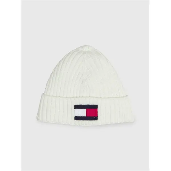 Image of Tommy Hilfiger Fleece Big Flag Beanie Junior S-M Black 90631903000