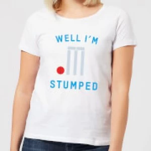 Image of Well Im Stumped Womens T-Shirt - White - 5XL