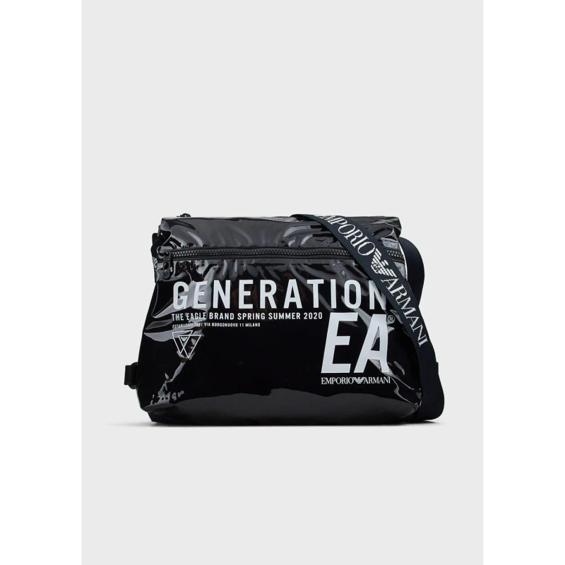 Image of Emporio Armani Messenger Bag Blue male One Size