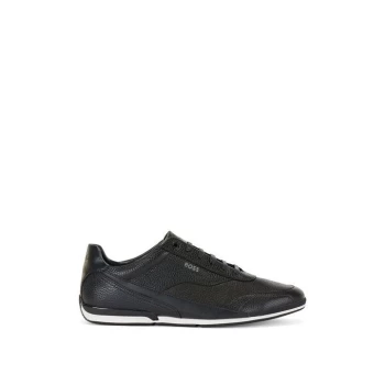 Image of Boss Saturn Lowtop Trainers - Black
