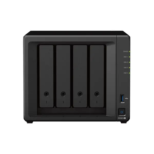 Image of Synology DiskStation DS923+ 4GB RAM with 24TB Installed Storage 4 Bay SATA Desktop NAS Storage DS923+/24TB-IW