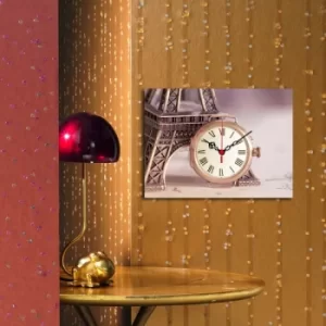 Image of 3040CS-98 Multicolor Decorative Canvas Wall Clock