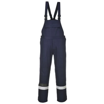 Image of Portwest FR27NARXXL - sz 2XL Bizflame Plus Bib and Brace - FR27 Navy