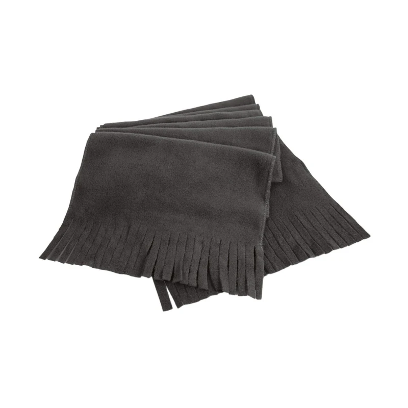 Image of Result Result Men Tassel Polartherm Winter Scarf in Grey Grey One Size Male 5063470449026