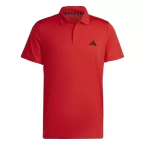 Image of adidas Mens Fab Polo Shirt - Red