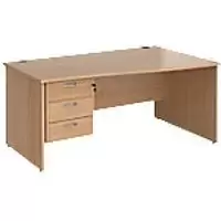 Image of Dams International Wave Desk MP16WRP3B 1,600 x 725 x 800 - 990 mm