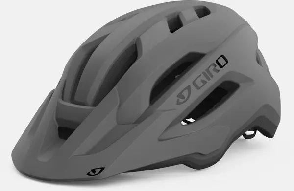 Image of Giro Fixture II Mens Mountain Bike Helmet UNISIZE 54-61CM MATTE TITANIUM