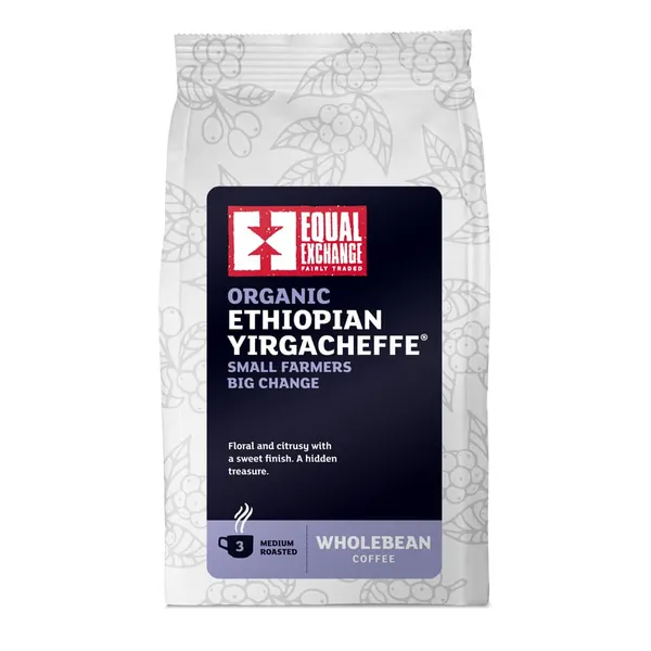 Image of Equal Exchange Organic Ethiopian Yirgacheffe Beans Coffee 227g