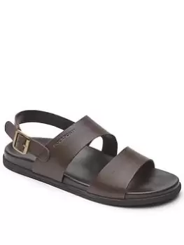 Image of Rockport Darron Slingback Sandal, Dark Brown, Size 8, Men
