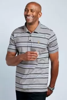 Image of Guinness Short Sleeve Stripe Polo Shirt