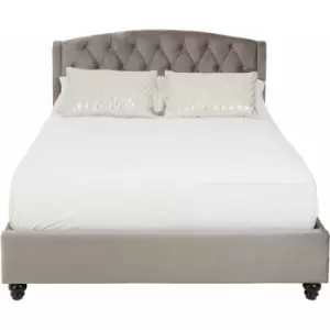 Image of Josephine Steel Shade Double Bed - Premier Housewares