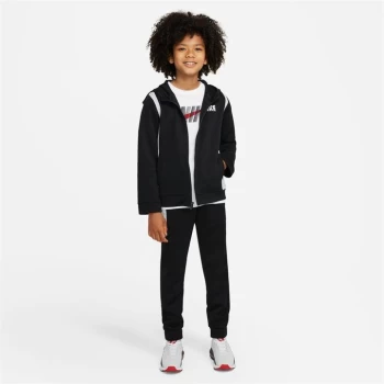 Image of Nike Woven Poly Tracksuit Junior Boys - Black