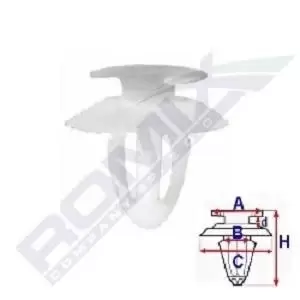 Image of ROMIX Clip MERCEDES-BENZ A15054 0039884178,A0039884178