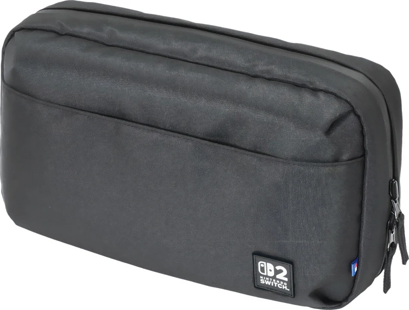 Image of Hori Reversible Travel Pouch For Nintendo Switch - Black