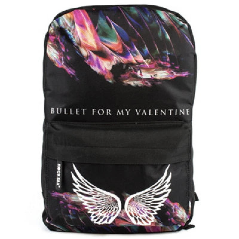 Image of Vanilla Underground Rock Sax Unisex Black Bullet For My Valentine Backpack (One Size)