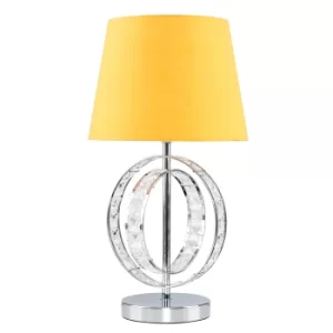 Image of Rothwell Table Lamp with Mustard Aspen Shade