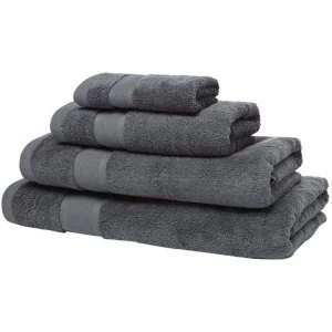 Image of Linea Linea Certified Egyptian Cotton Towel - Charcoal