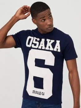 Image of Superdry Osaka T-Shirt - Navy Size M Men