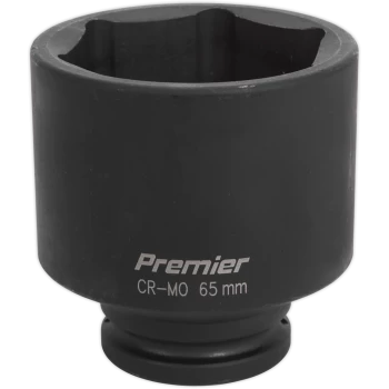 Image of Sealey 3/4" Drive Deep Hexagon Impact Socket Metric 3/4" 65mm