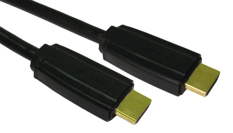 Image of Cables Direct 5m V1.4 HDMI M-m Cable Bl+gold Conns 99CDLHD4-105