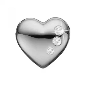 Image of Ladies Christina Sterling Silver Secret Hearts Bead Charm
