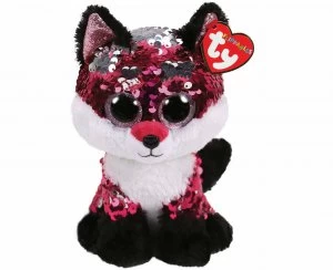 Image of ty Jewel Dog Flippable Beanie Boo Multi