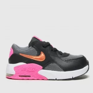 Image of Nike Dark Grey Air Max Excee Trainers Toddler