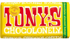 Image of Tony's Chocolonely 32% Almond Honey Nougat Milk Chocolate 180g