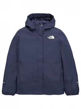 Image of The North Face Girls Resolve Reflective Jacket - Navy, Size S=7-8 Years, Women