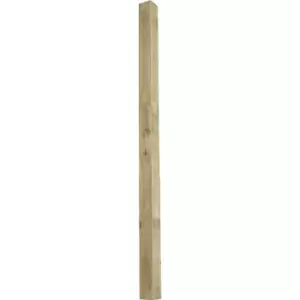 Image of Forest Garden Green Fence Post 7ft (4 Pack)