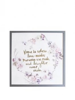 Image of Arthouse Home Memories Framed Print With Gold Foil