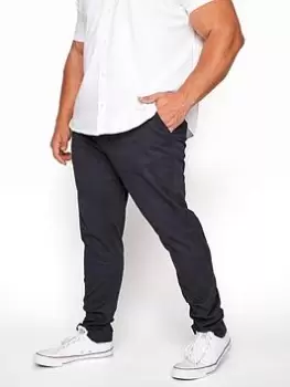 Image of BadRhino Essential Chino Trousers - Navy, Size 60, Inside Leg 30, Men