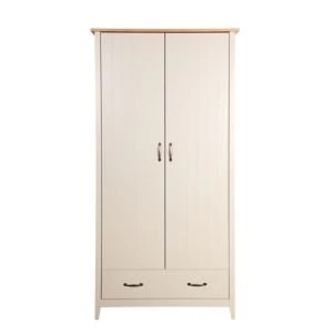 Image of Westwick Oak effect 2 door 1 drawer Wardrobe (H)1920mm (W)990mm