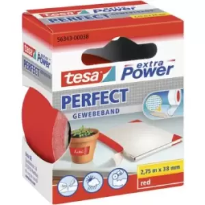 Image of tesa PERFECT 56343-00038-03 Cloth tape tesa extra Power Red (L x W) 2.75 m x 38mm