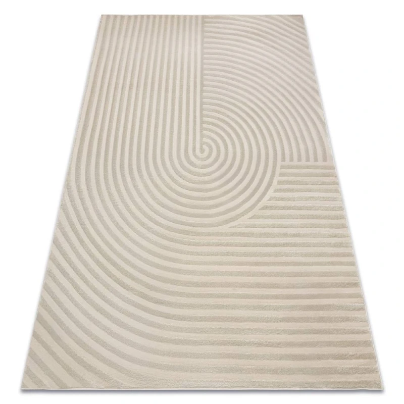 Image of RugsX Carpet Balance 1921 Taupe - Geometric, Structural, Glamour 120X170 Cm