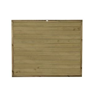 Image of Forest Garden Pressure Treated Tongue & Groove Horizontal Fence Panel - 6 x 5ft Pack of 4