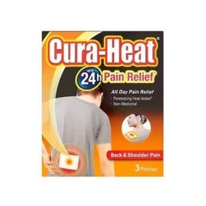 Image of Cura-Heat Back & Shoulder Pain 3 Pads