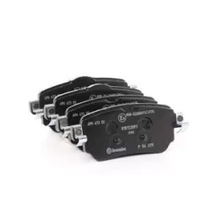 Image of BREMBO Brake pad set PRIME LINE P 56 098 Brake pads,Brake pad set, disc brake RENAULT,NISSAN,Kadjar (HA_, HL_),Koleos II (HC_),Qashqai II (J11, J11_)