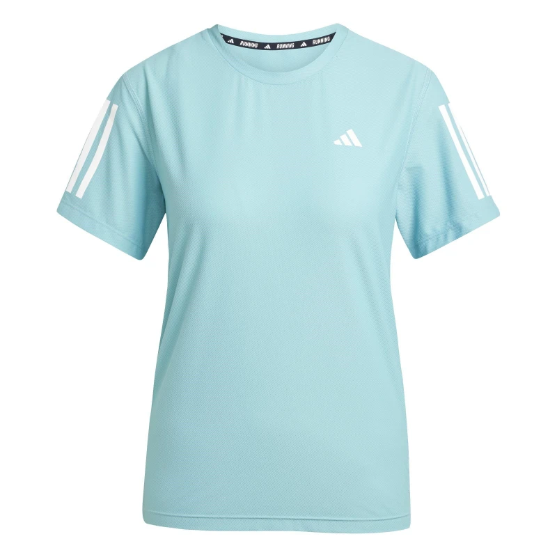Image of adidas Own The Run T-Shirt Womens Mint Ton female 10 (S)