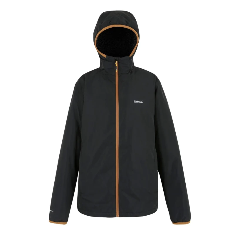 Image of Regatta Regatta Men Caspen Waterproof Insulated Jacket in Jet Black Size: Medium Jet Black M Male 5063516130147