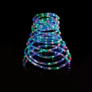 Image of Premier Decorations Limited Multicolour Multi-Action LED Rope Light With Black Cable