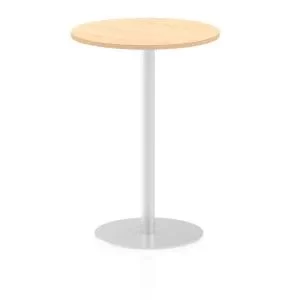 Image of Italia Poseur Table Round 600 Top 1145 High Maple