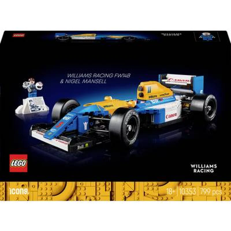 Image of LEGO Icons Williams Racing FW14B & Nigel Mansell Set 10353 Toys
