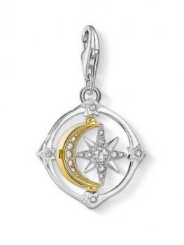 Image of Thomas Sabo Charm Club Movable Moon And Star Pendant