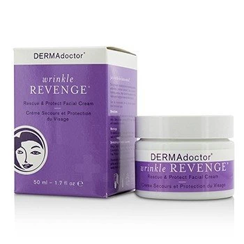 Image of DERMAdoctorWrinkle Revenge Rescue & Protect Facial Cream 50ml/1.7oz
