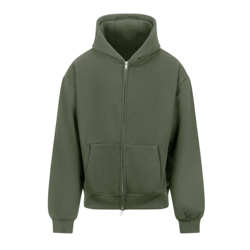 Image of AWDis AWDis Men Signature Heavyweight Hoodie in Green Size: X-Small Green XS Male 5063693969950