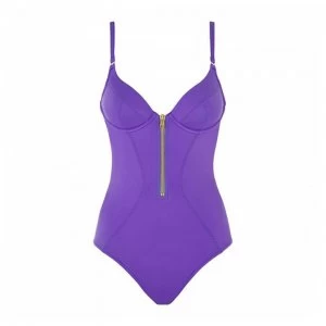 Image of L Agent by Agent Provocateur Allec Swimsuit - Violet