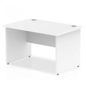 Image of Impulse Panel End 1200 Rectangle Desk White